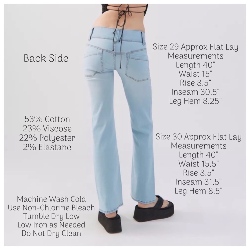 BDG Mischa Skinny Light Blue Jeans - Picture 5 of 7